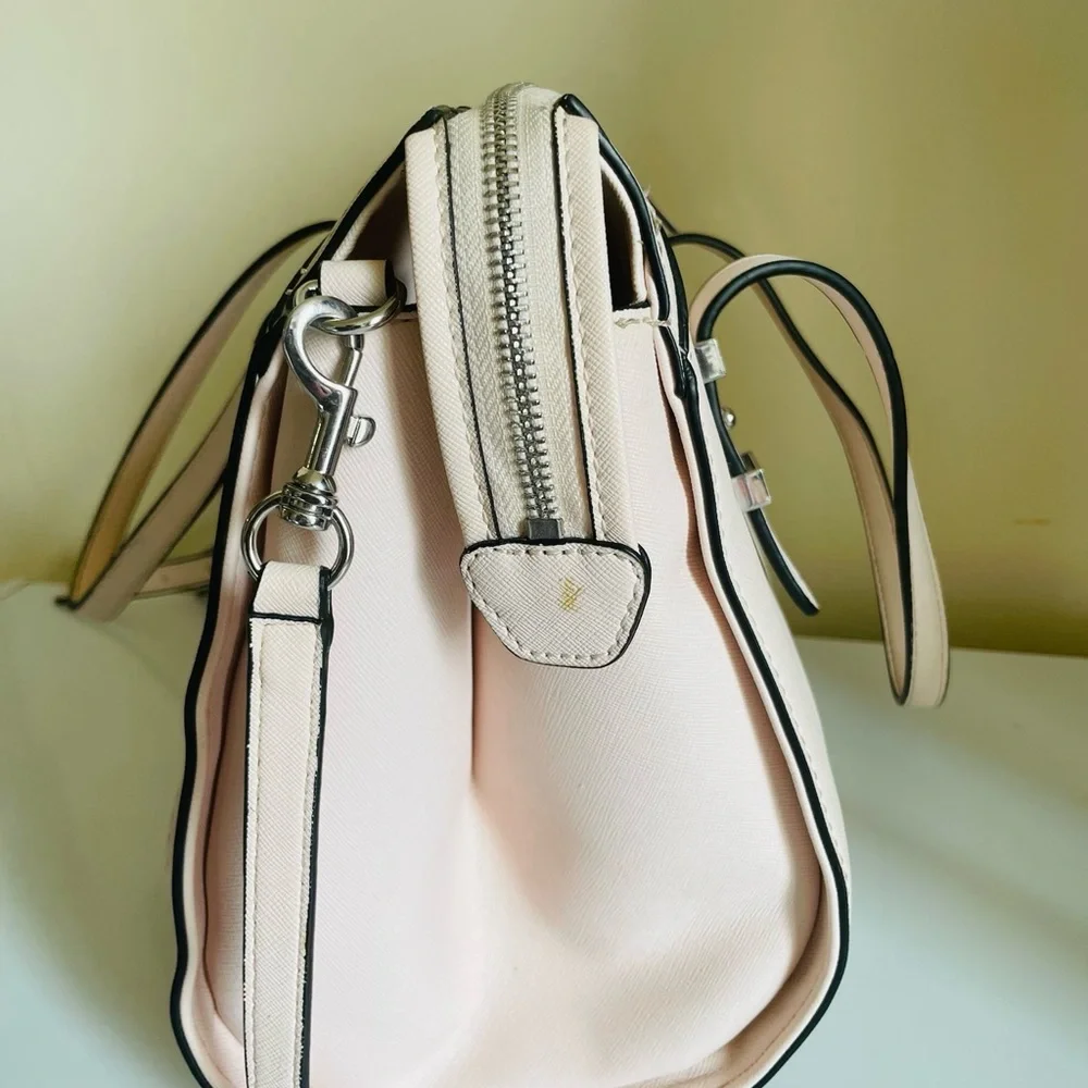 Guess Gia Satchel Tote Perforated Shoulder Bag - Picture 9 of 16